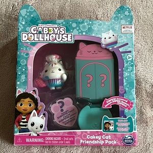 Gabby’s Dollhouse Cakey Cat Friendship pack